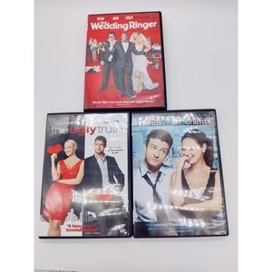 3 Movie Lot Dvd Romance Comedy The Wedding Ringer Ugly Truth Friends W/ Benefits